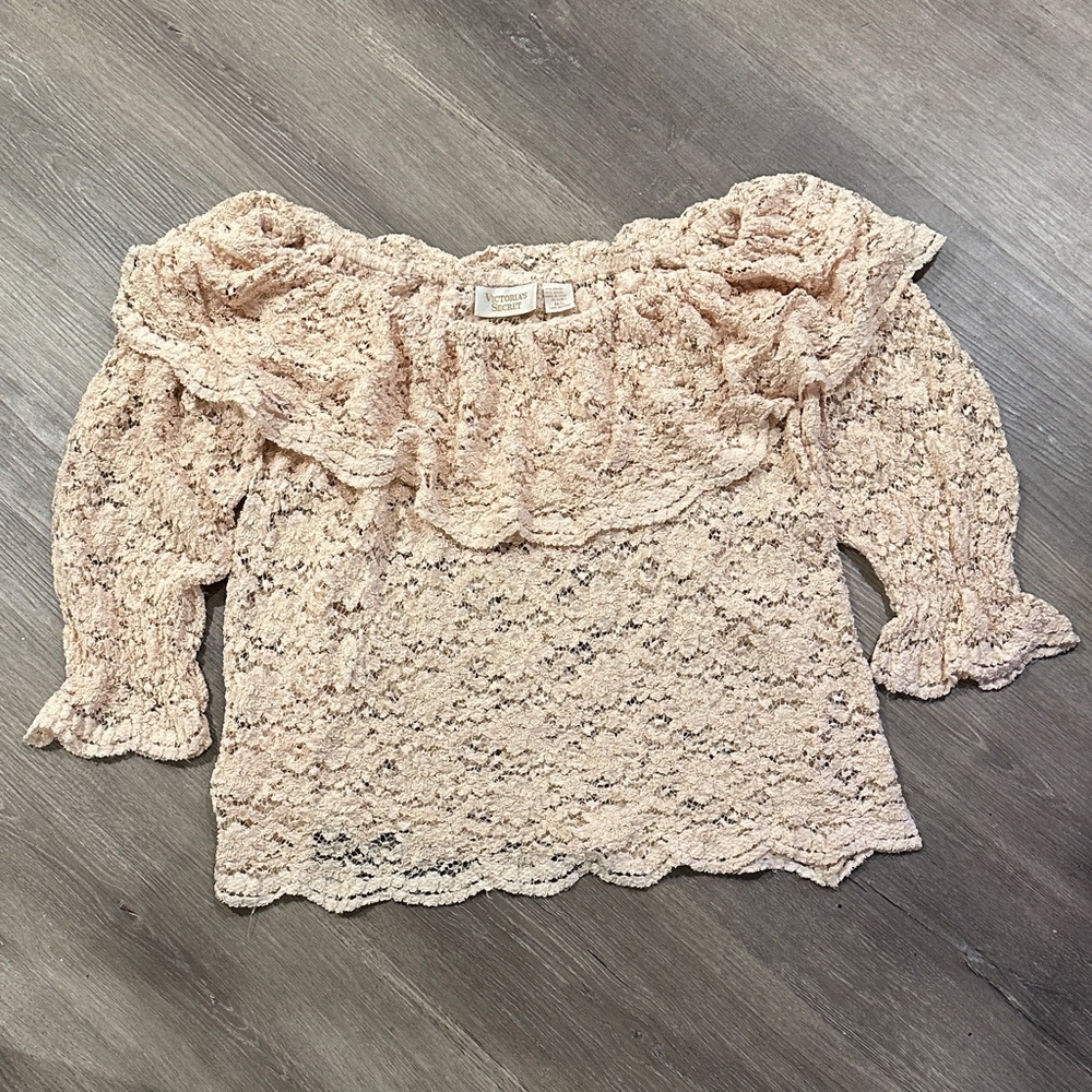 Victoria’s Secret Lace Off-Shoulder Blouse